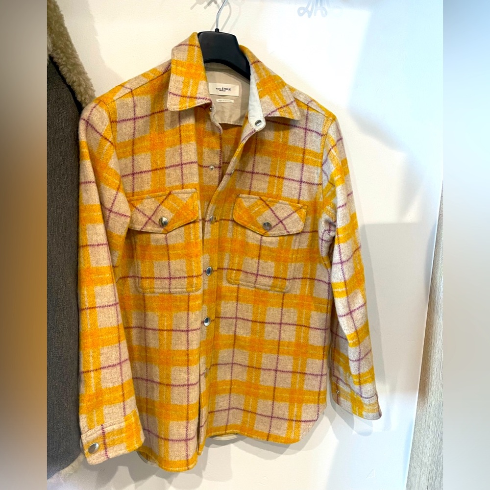 Isabel Marant wool plaid jacket